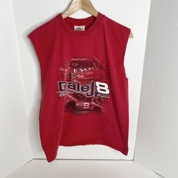 Winners Circle Other - Dale Earnhardt Jr Muscle Shirt, Medium, Red, #8, Graphic, Winners Circle